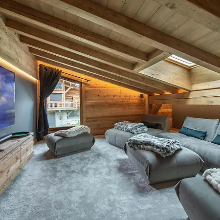 Moderne Avec Piscine Interieure Et Hammam - Fr-1-569-76 Horská chata Megève
