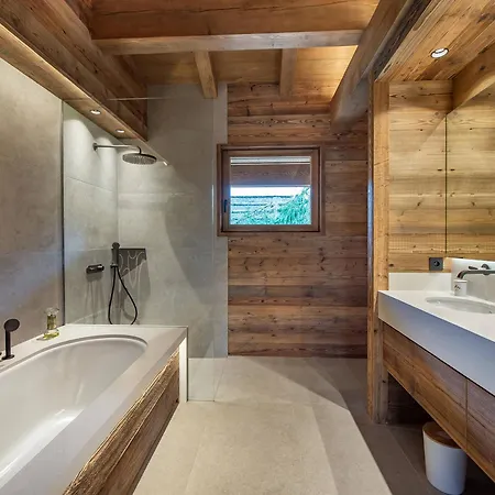 Moderne Avec Piscine Interieure Et Hammam - Fr-1-569-76 * Megève